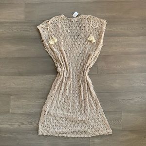 Eberjey knit caftan swim coverup O/S